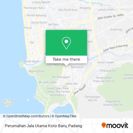 Perumahan Jala Utama Koto Baru map