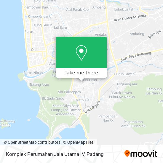 Komplek Perumahan Jala Utama IV map