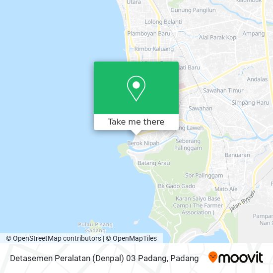 Detasemen Peralatan (Denpal) 03 Padang map