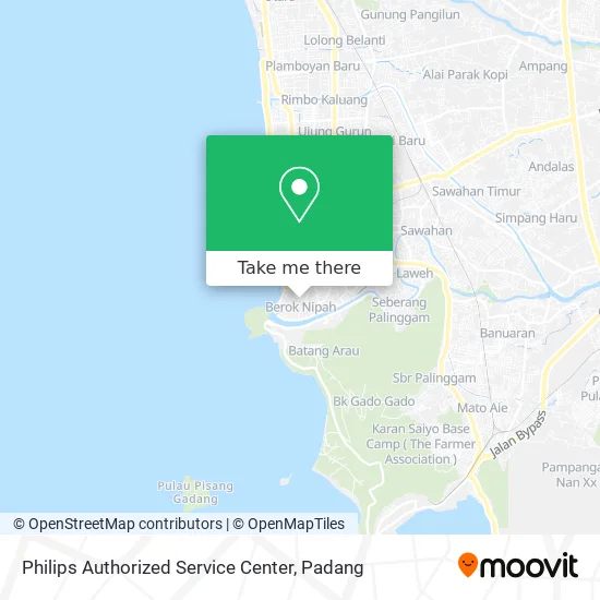 Philips Authorized Service Center map