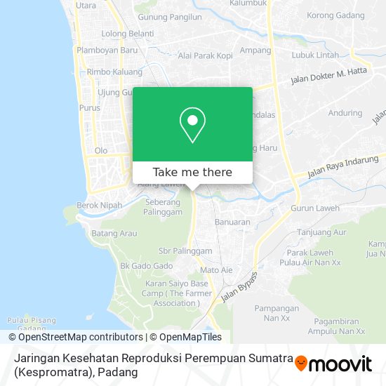 Jaringan Kesehatan Reproduksi Perempuan Sumatra (Kespromatra) map