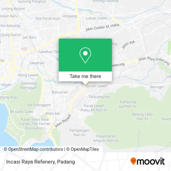 Incasi Raya Refenery map