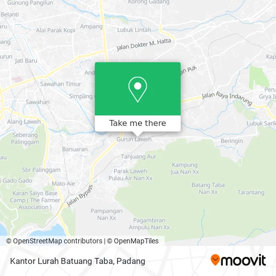 Kantor Lurah Batuang Taba map