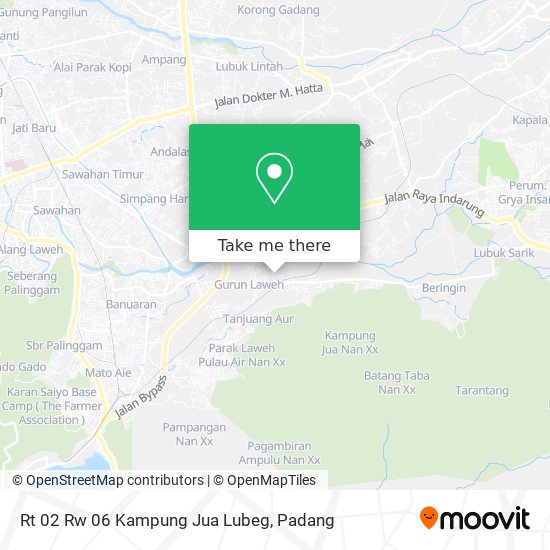 Rt 02 Rw 06 Kampung Jua Lubeg map