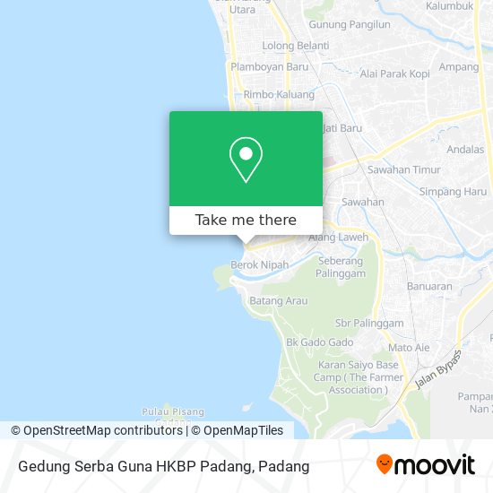 Gedung Serba Guna HKBP Padang map