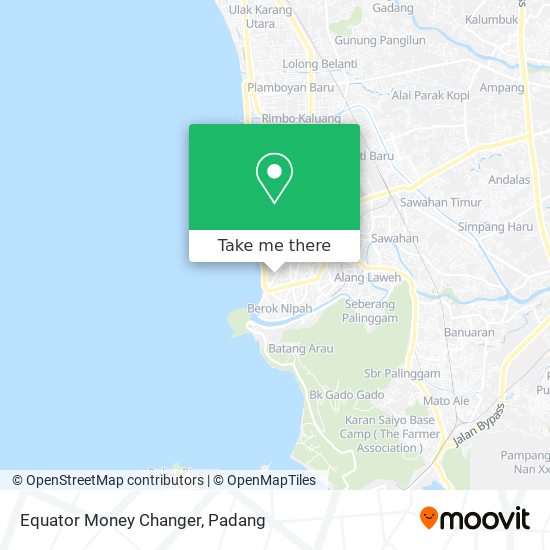 Equator Money Changer map