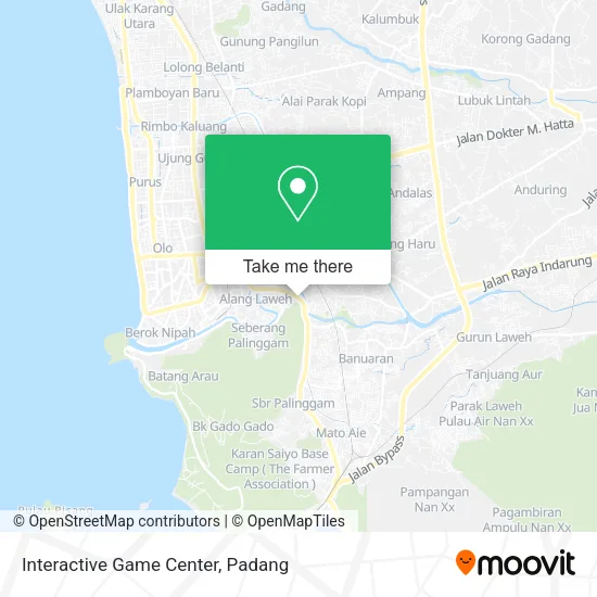 Interactive Game Center map