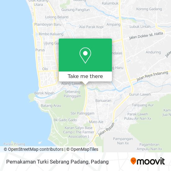 Pemakaman Turki Sebrang Padang map