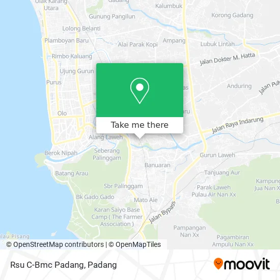 Rsu C-Bmc Padang map