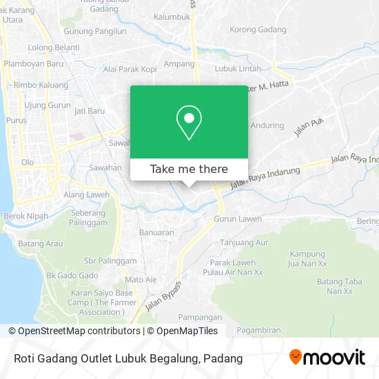 Roti Gadang Outlet Lubuk Begalung map