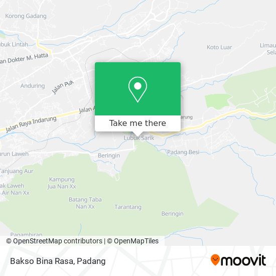 Bakso Bina Rasa map