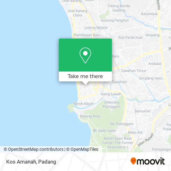 Kos Amanah map