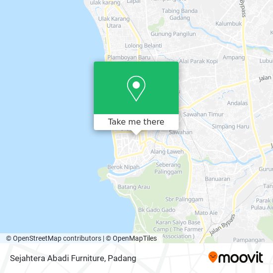 Sejahtera Abadi Furniture map
