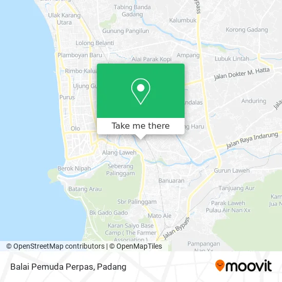 Balai Pemuda Perpas map