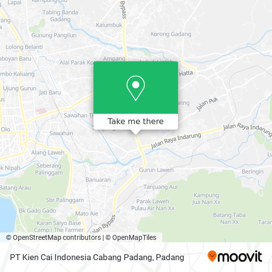 PT Kien Cai Indonesia Cabang Padang map