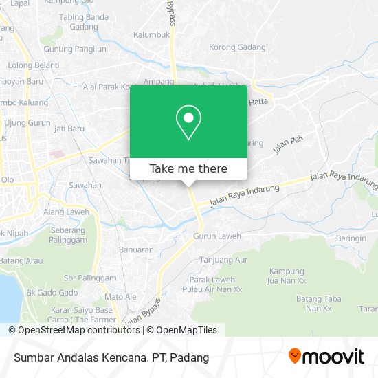 Sumbar Andalas Kencana. PT map
