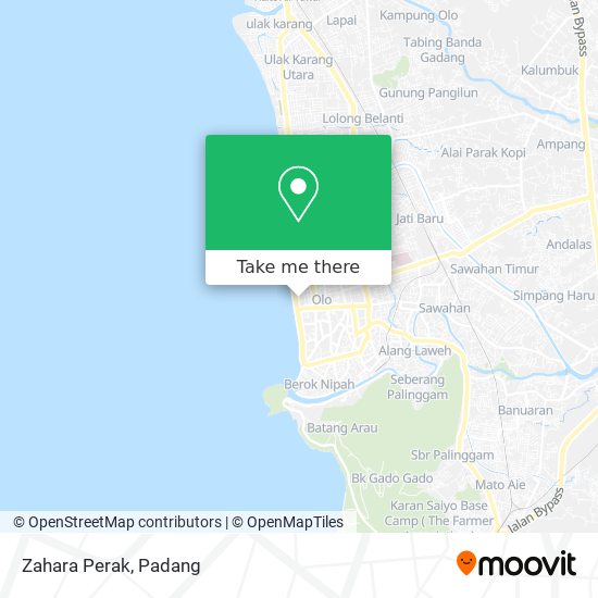 Zahara Perak map