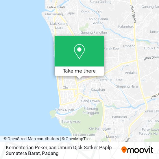 Kementerian Pekerjaan Umum Djck Satker Psplp Sumatera Barat map