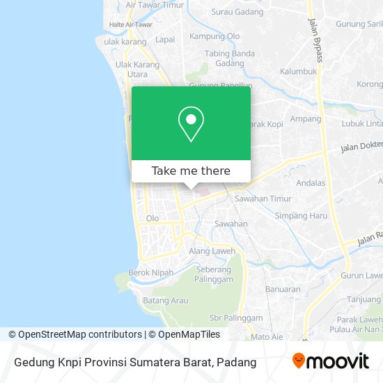 Gedung Knpi Provinsi Sumatera Barat map