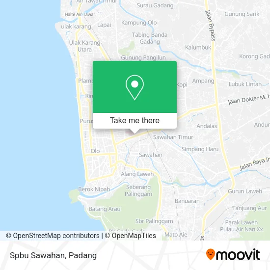 Spbu Sawahan map