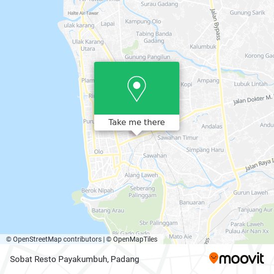 Sobat Resto Payakumbuh map