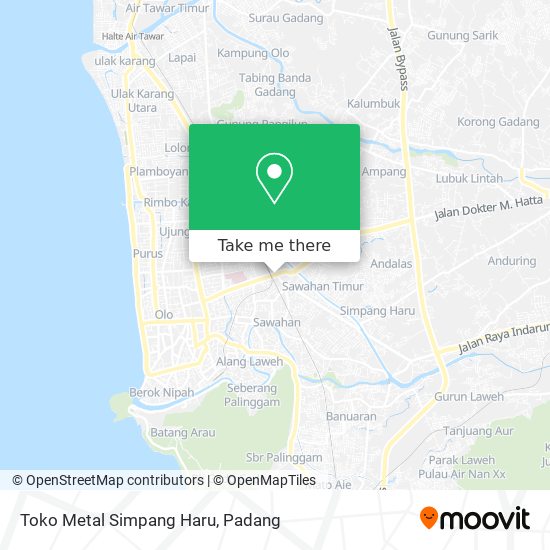 Toko Metal Simpang Haru map