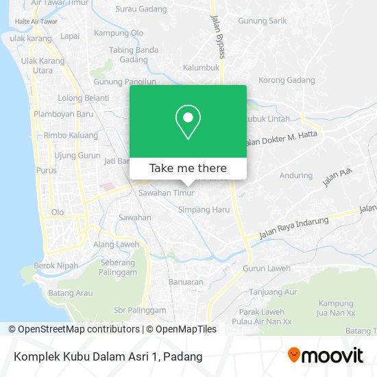 Komplek Kubu Dalam Asri 1 map