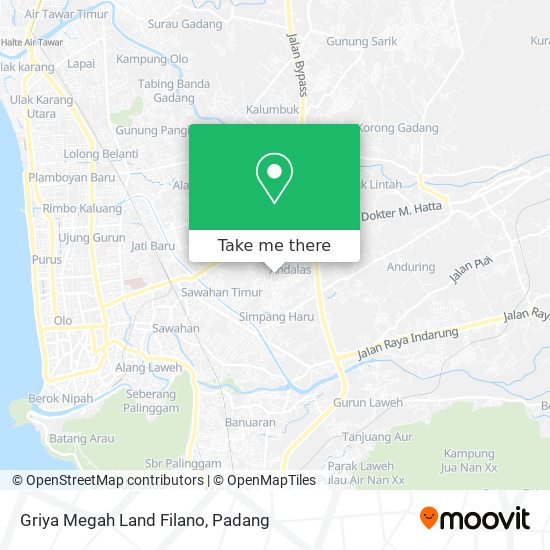 Griya Megah Land Filano map