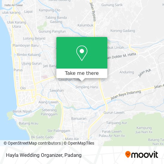 Hayla Wedding Organizer map