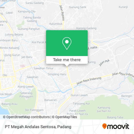 PT Megah Andalas Sentosa map