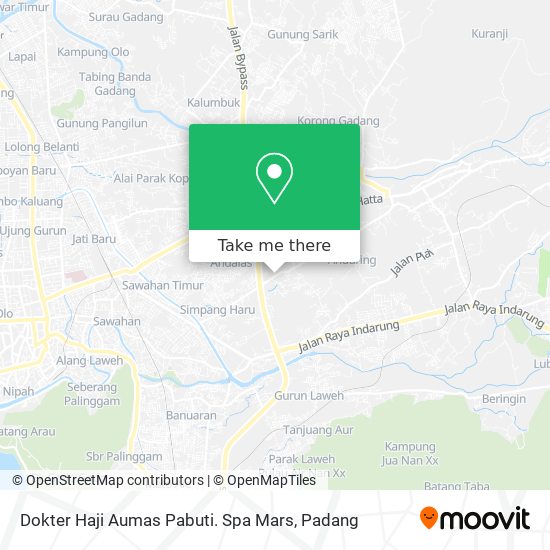 Dokter Haji Aumas Pabuti. Spa Mars map
