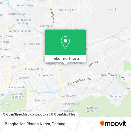 Bengkel las Pisang Karya map