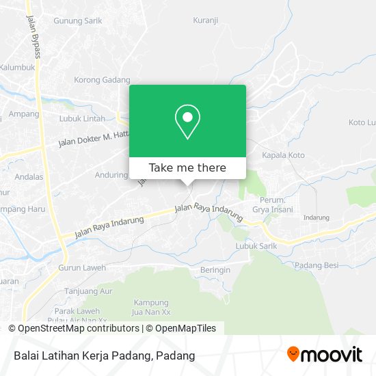 Balai Latihan Kerja Padang map