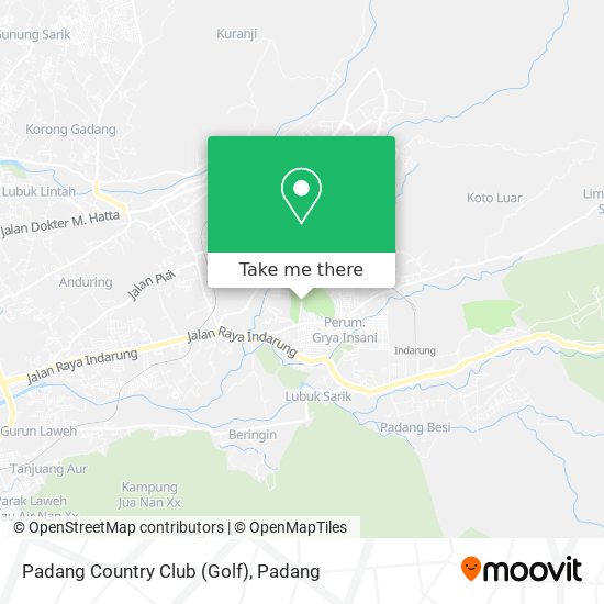 Padang Country Club (Golf) map