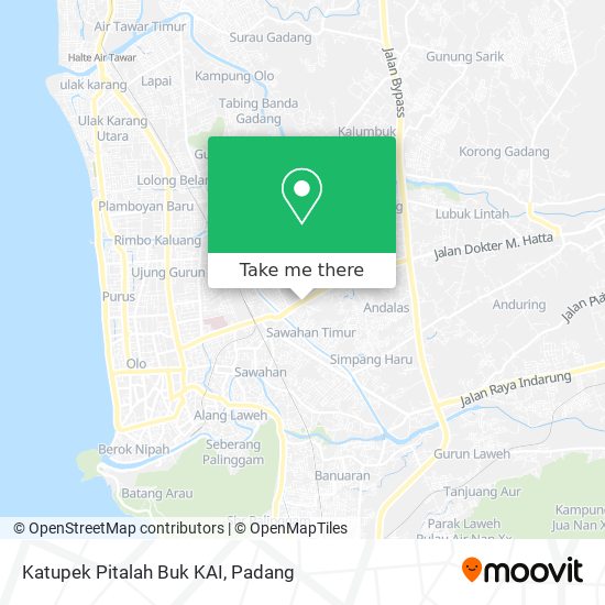 Katupek Pitalah Buk KAI map