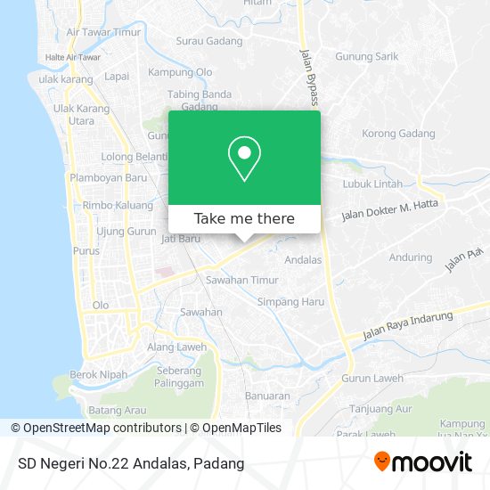 SD Negeri No.22 Andalas map