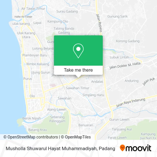 Musholla Shuwarul Hayat Muhammadiyah map