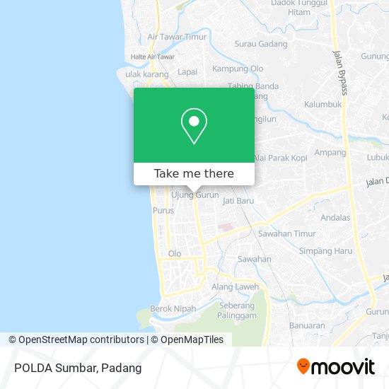 POLDA Sumbar map