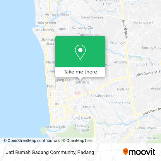 Jati Rumah Gadang Community map