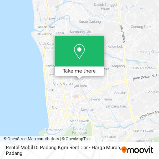 Rental Mobil DI Padang Kgm Rent Car - Harga Murah map