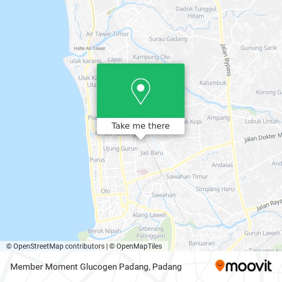 Member Moment Glucogen Padang map