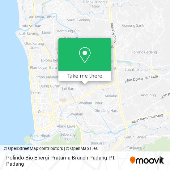 Polindo Bio Energi Pratama Branch Padang PT map