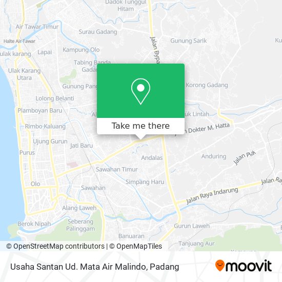 Usaha Santan Ud. Mata Air Malindo map