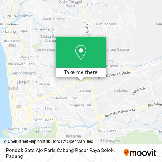 Pondok Sate Ajo Paris Cabang Pasar Raya Solok map