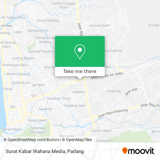 Surat Kabar Wahana Media map