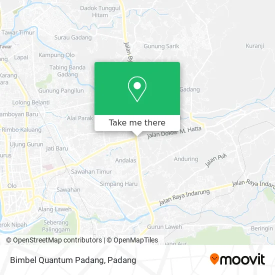 Bimbel Quantum Padang map