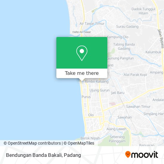 Bendungan Banda Bakali map