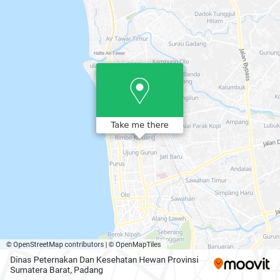 Dinas Peternakan Dan Kesehatan Hewan Provinsi Sumatera Barat map