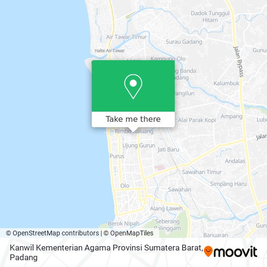 Kanwil Kementerian Agama Provinsi Sumatera Barat map