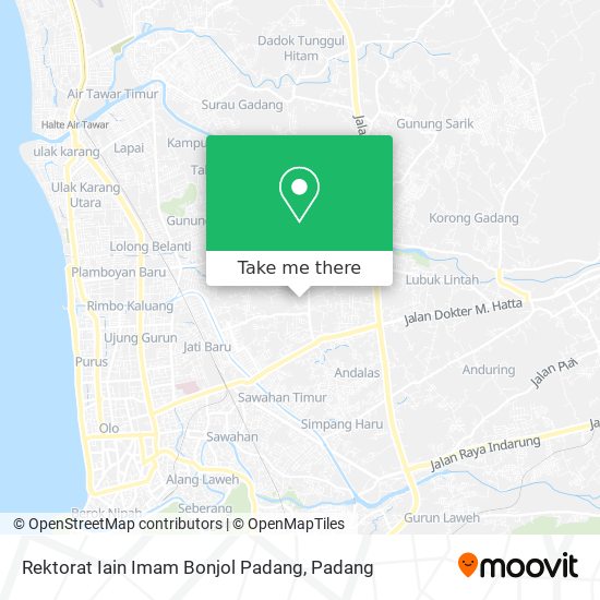 Rektorat Iain Imam Bonjol Padang map